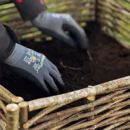 Jardinière en bois de noisetier tressé - 2 tailles disponibles