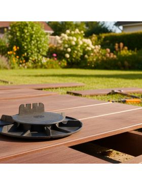 Soporte para viguetas de terraza regulable de 20 a 30 mm - B20 - VERINDAL