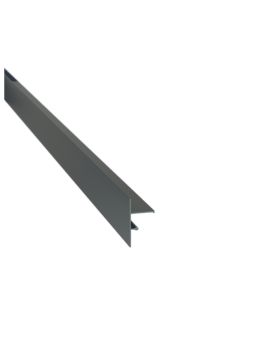 Profilé de finition clipsable - Laqué anthracite (Lot de 2)