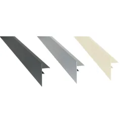 Profilé de finition clipsable - Laqué anthracite (Lot de 2)