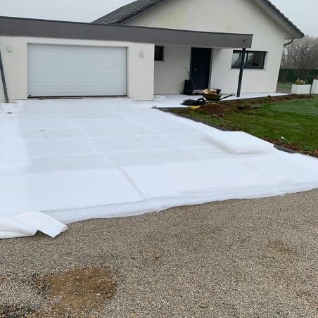 Gravel stabilizer - White - 120 X 80 X 3cm - YEED