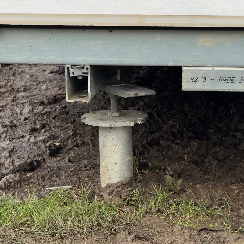 Pieu de 1250 mm en acier galvanisé