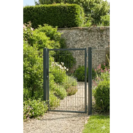 Portillon Hercules occultable - Noir RAL 9005 - Différentes hauteurs