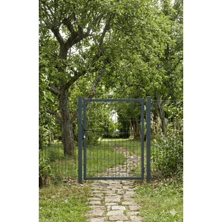 Portillon Hercules occultable - Noir RAL 9005 - Différentes hauteurs