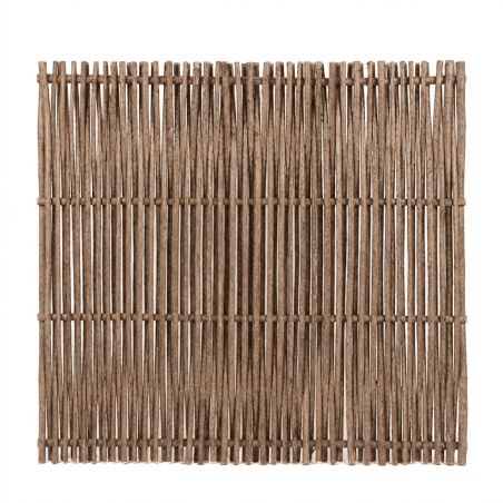 Panneau noisetier en tressage vertical