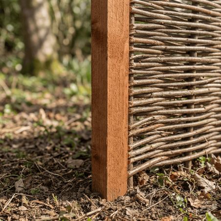 Poteau bois carré 9x9cm autoclave classe 4 pour cloture