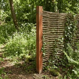 Poteau bois carré 9x9cm autoclave classe 4 pour cloture