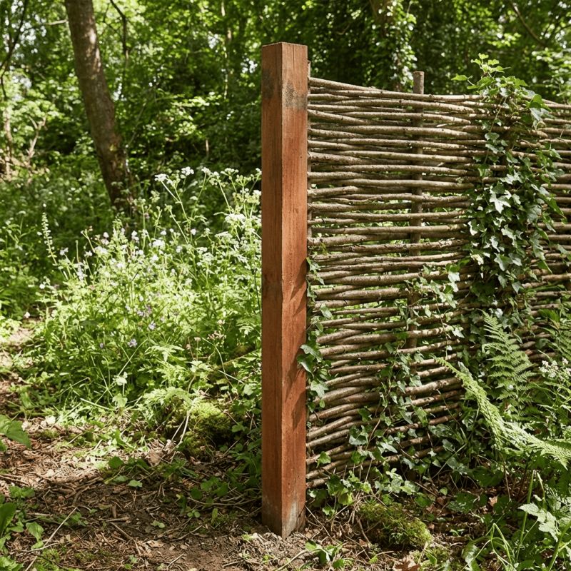 Poteau bois carré 9x9cm autoclave classe 4 pour cloture