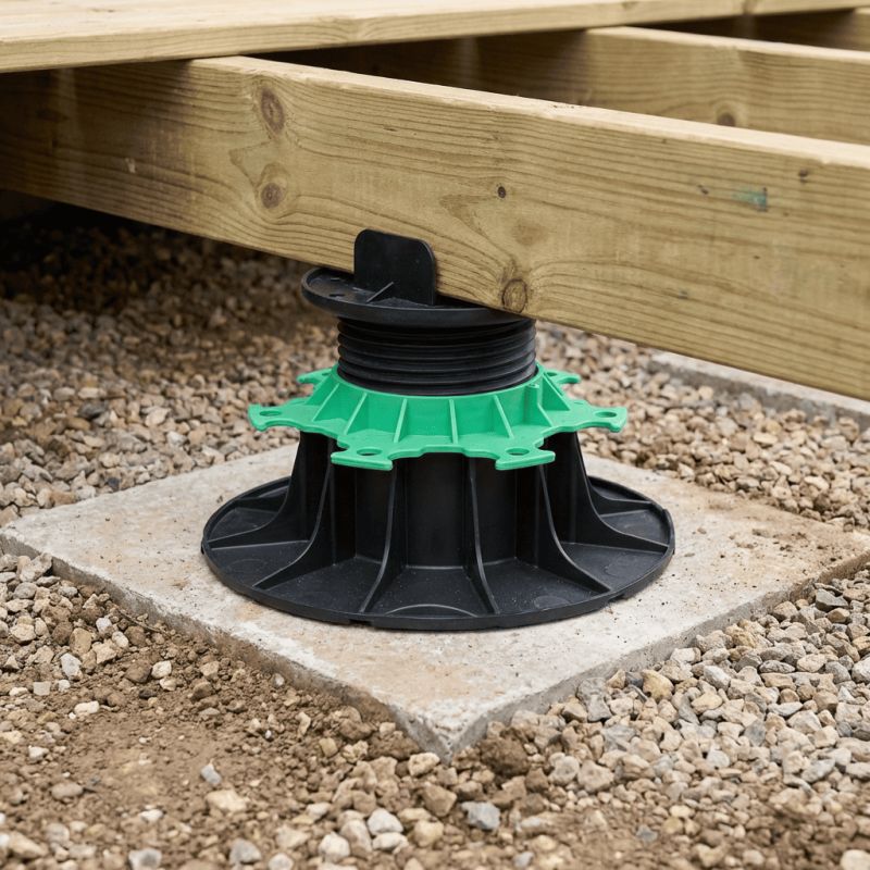 Plot terrasse pour lambourde réglable 80/140 mm JOUPLAST