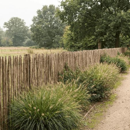 Rouleau de ganivelle en châtaignier - L5m00 - EC 3-4cm