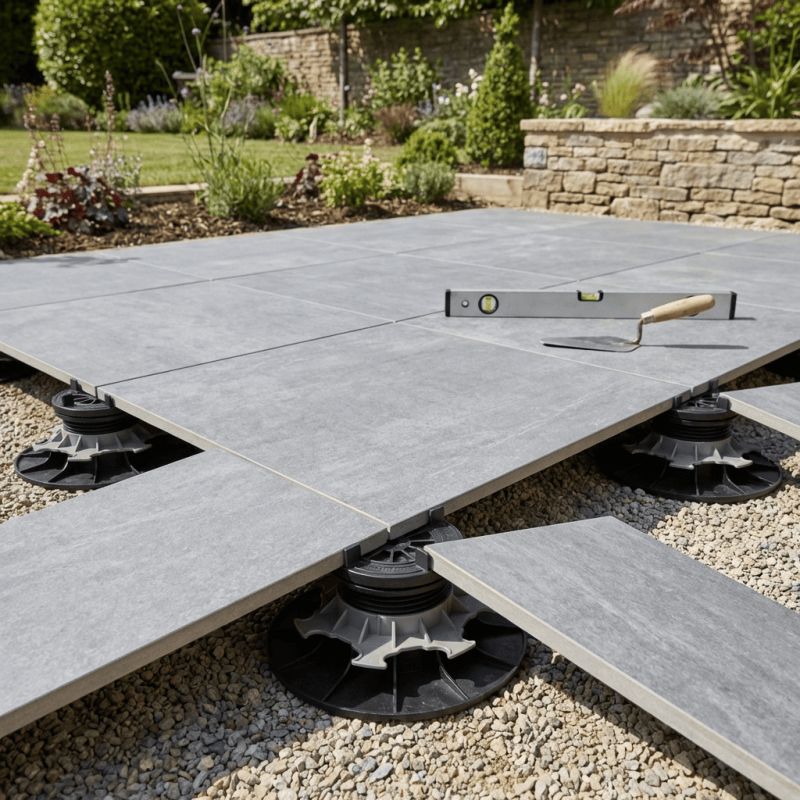 Plot autonivelant 65-95mm Jouplast - Terrasse dalle ou caillebotis