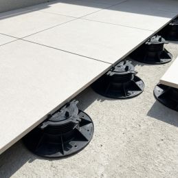 Soporte para baldosas H20 regulable de 20 a 30 mm - Aletas de 2 mm - VERINDAL