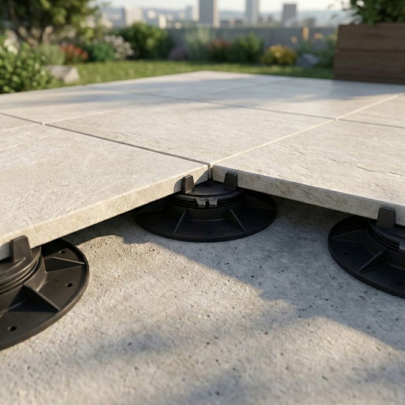 Plot dalle H20 réglable de 20 à 30 mm - Ailettes 2 mm