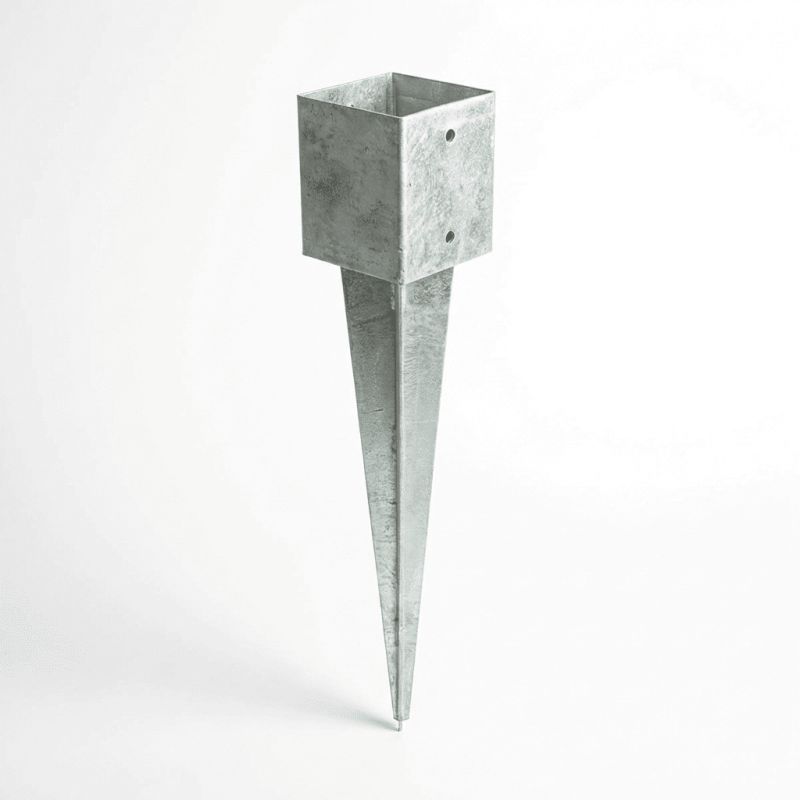 Pieu pour poteau bois - 90x90mm