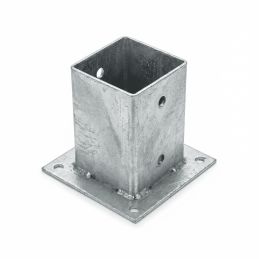 Platine pour poteau bois - 90x90mm