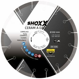 Disque diamant - Shoxx Ceram à eau - 300mm