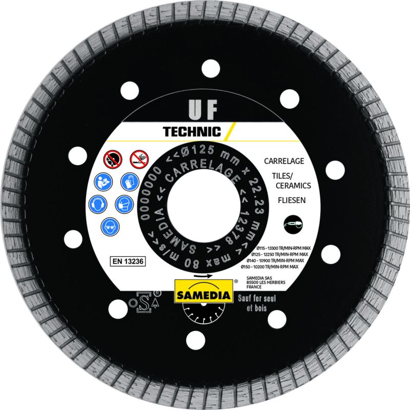 Disque diamant - Technic UF - 125mm