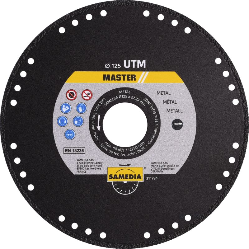Disque Master 125 MASTER UTM -AL22.23