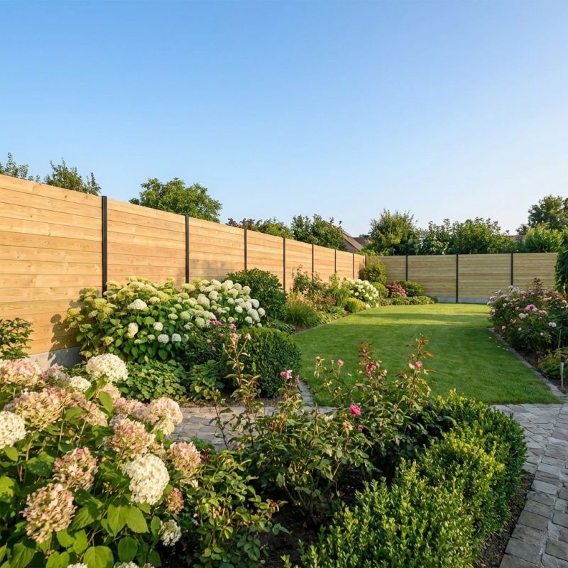 Lame de clôture en bois intermédiaire 27x145/130 - 2.5ml – Pin Sylvestre classe 3