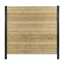 Lame de clôture en bois intermédiaire 27x145/130 - 2.5ml – Pin Sylvestre classe 3