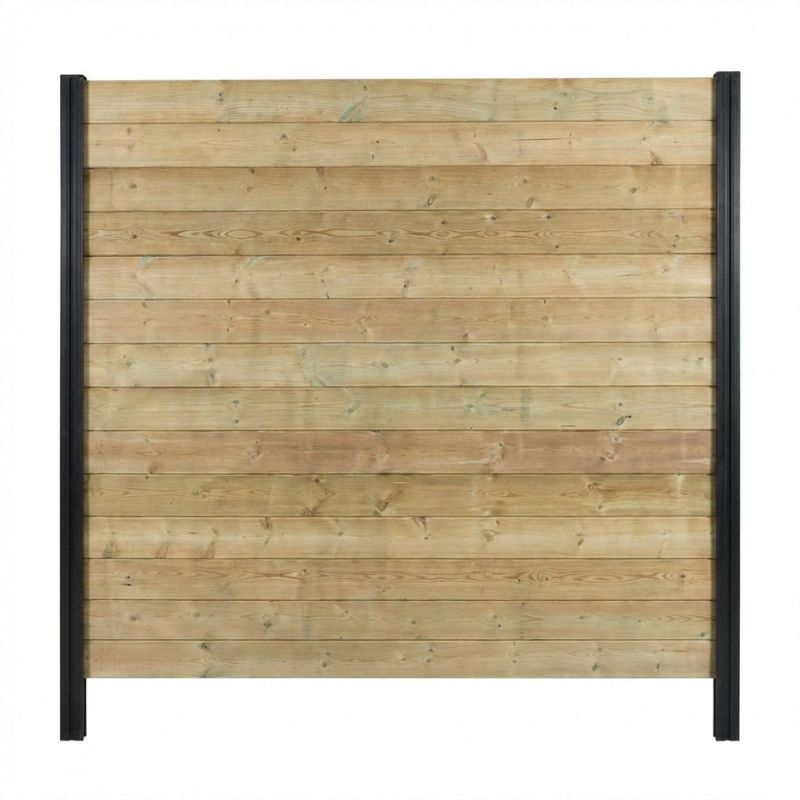 Lame de clôture en bois intermédiaire 27x145/130 - 2.5ml – Pin Sylvestre classe 3