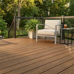 Lame composite "TEAK" 23 x 138 x 4000 mm - Fiberdeck