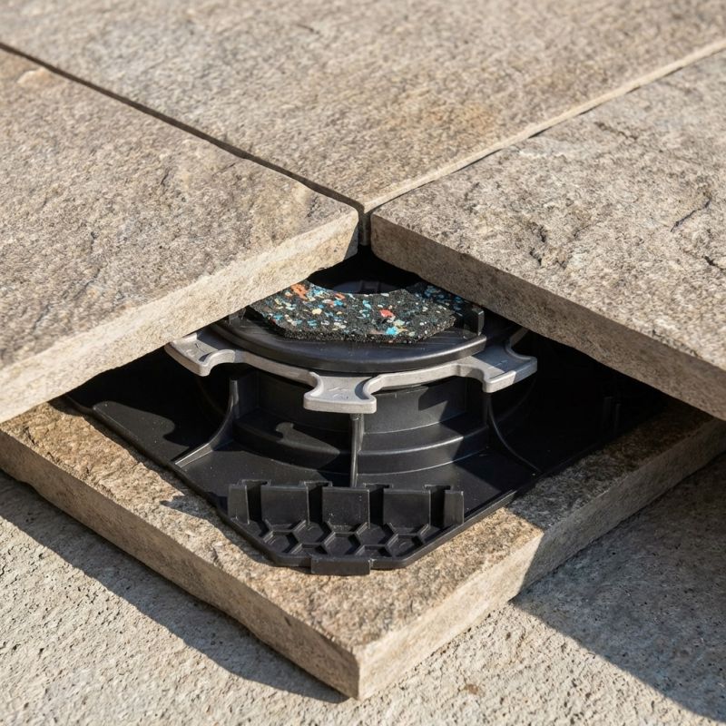 Plot réglable H40-55 autonivelant Cleman pour terrasse dalle