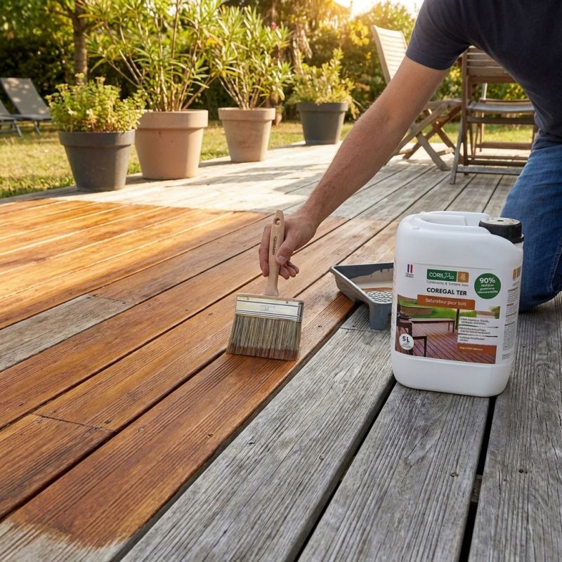Saturateur pour terrasse en bois - Coregal 5L