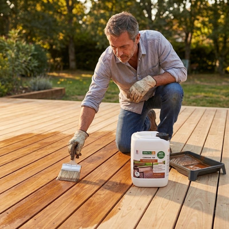 Saturateur pour terrasse en bois - Coregal 5L