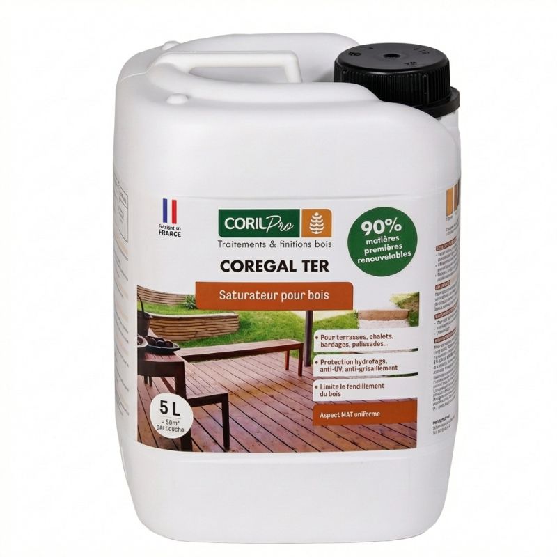 Saturateur pour terrasse en bois - Coregal 5L