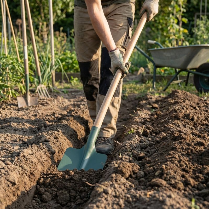 Pelle à tranchée 21cm