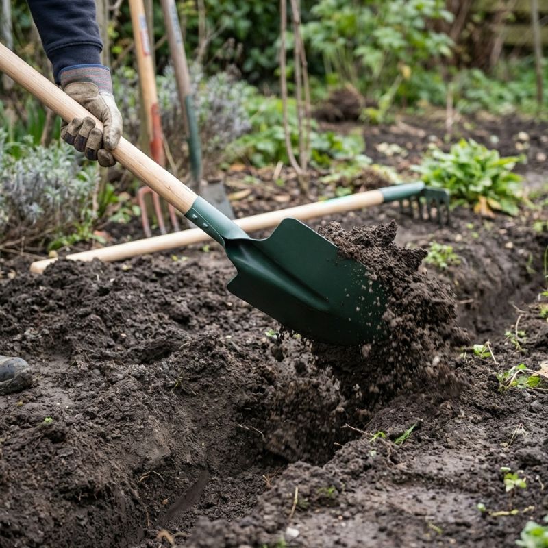 Pelle à tranchée 21cm