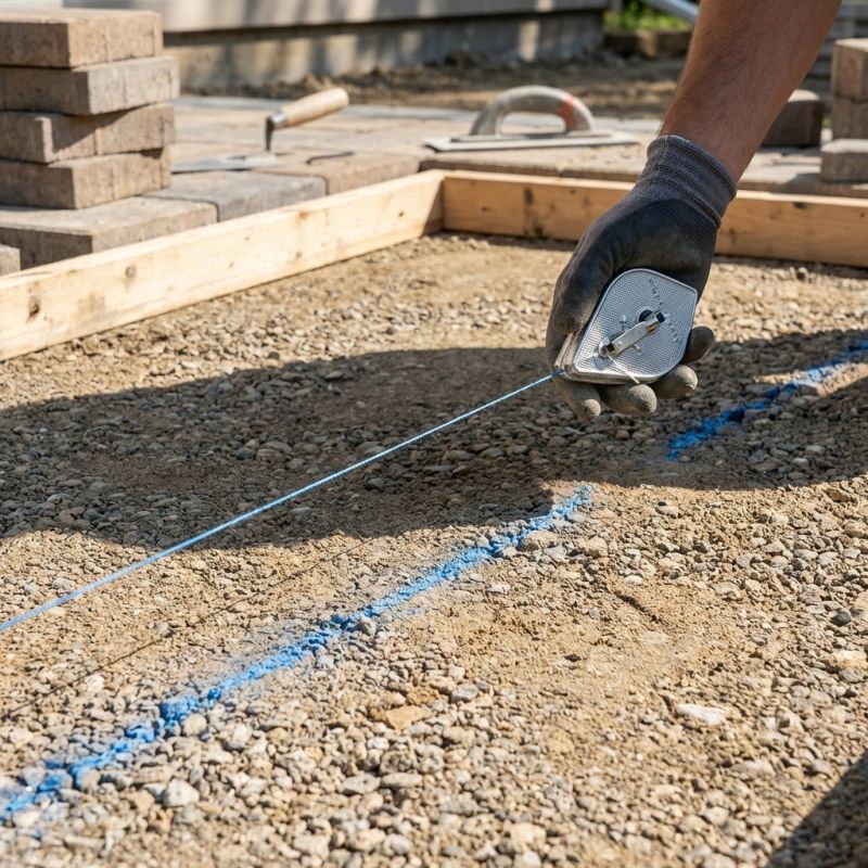 Cordeau à tracer - aluminium