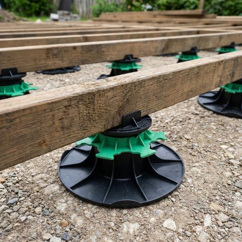 Plot terrasse pour lambourde réglable 40/60 mm JOUPLAST