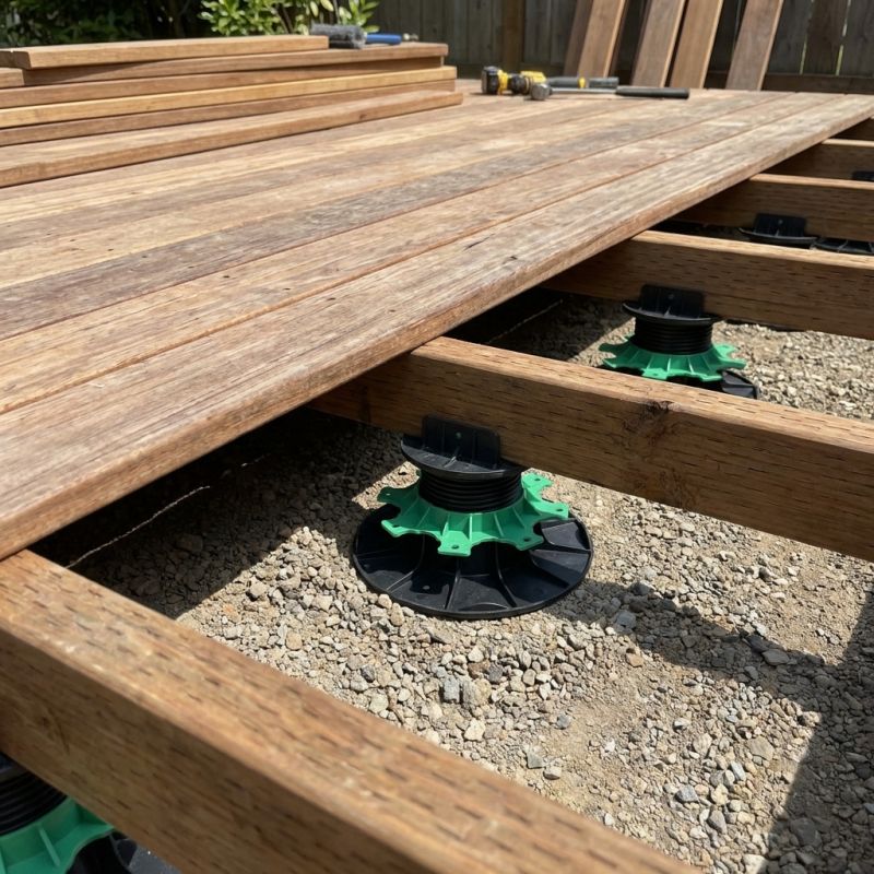 Plot terrasse pour lambourde réglable 50/80 mm JOUPLAST