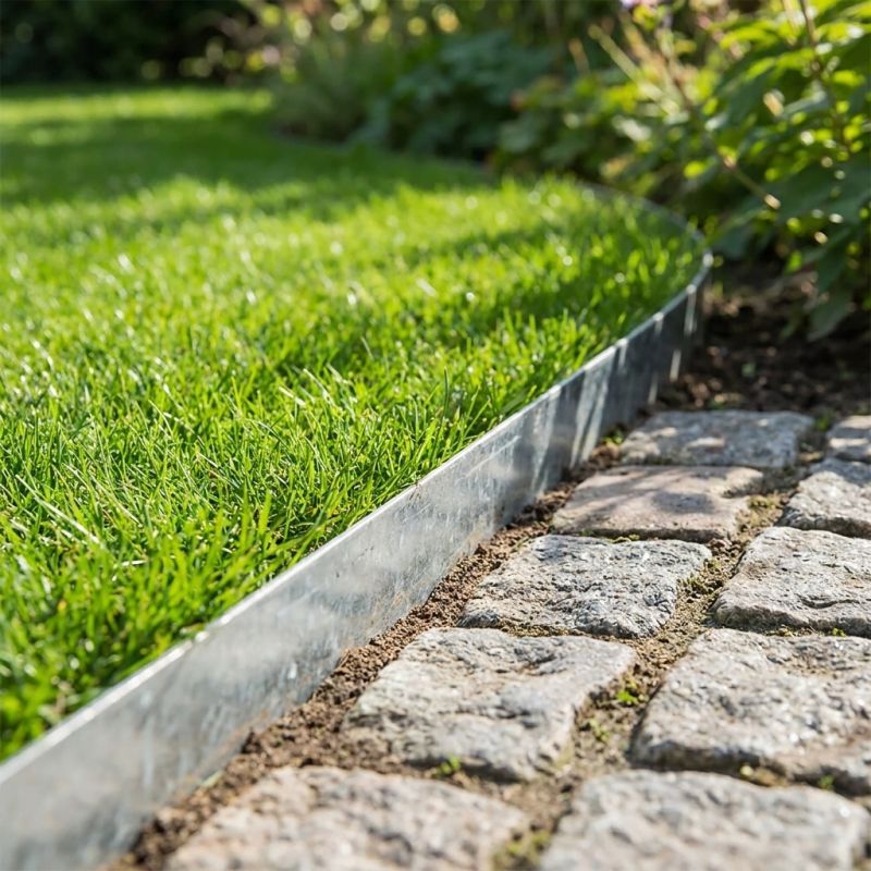 Bordure EASYFIX LI 100 Galva - Longueur 120cm X Hauteur 10cm