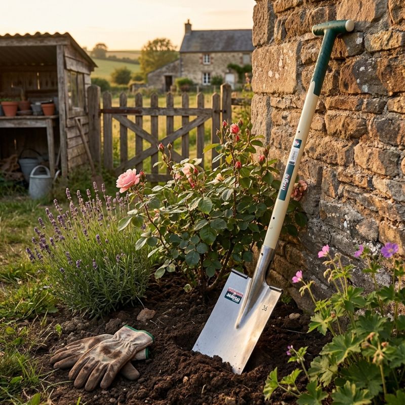 Louchet terrassier avec manche résine - 36cm