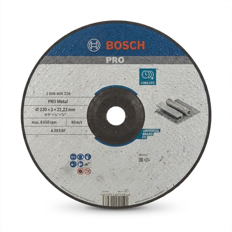 Disque à tronçonner acier - 230mm x 2.5mm