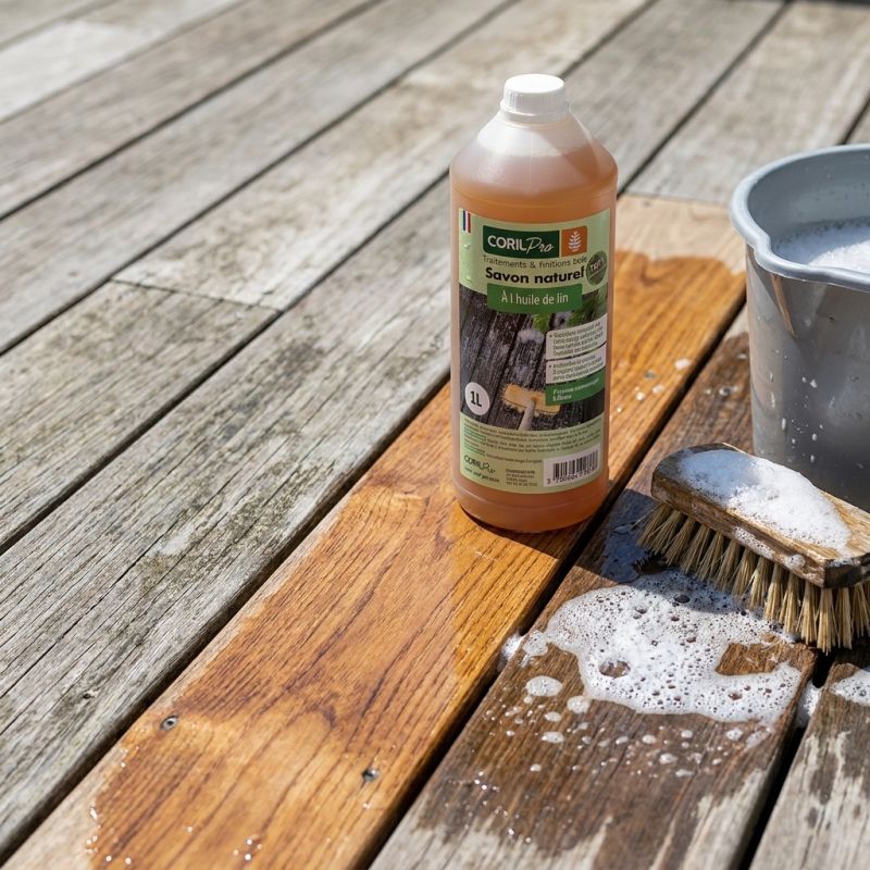 Savon naturel à base d’huile de lin – 1L