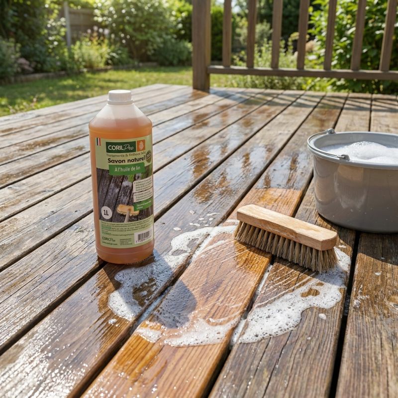 Savon naturel à base d’huile de lin – 1L