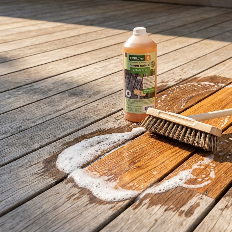 Savon naturel à base d’huile de lin – 1L