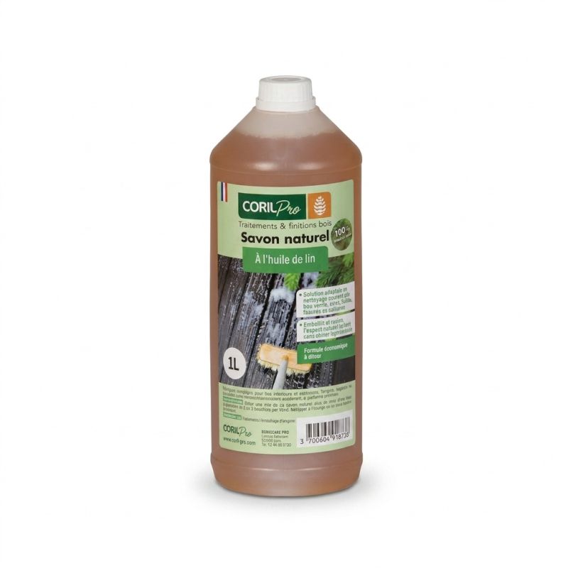 Natural linseed oil soap – 1L