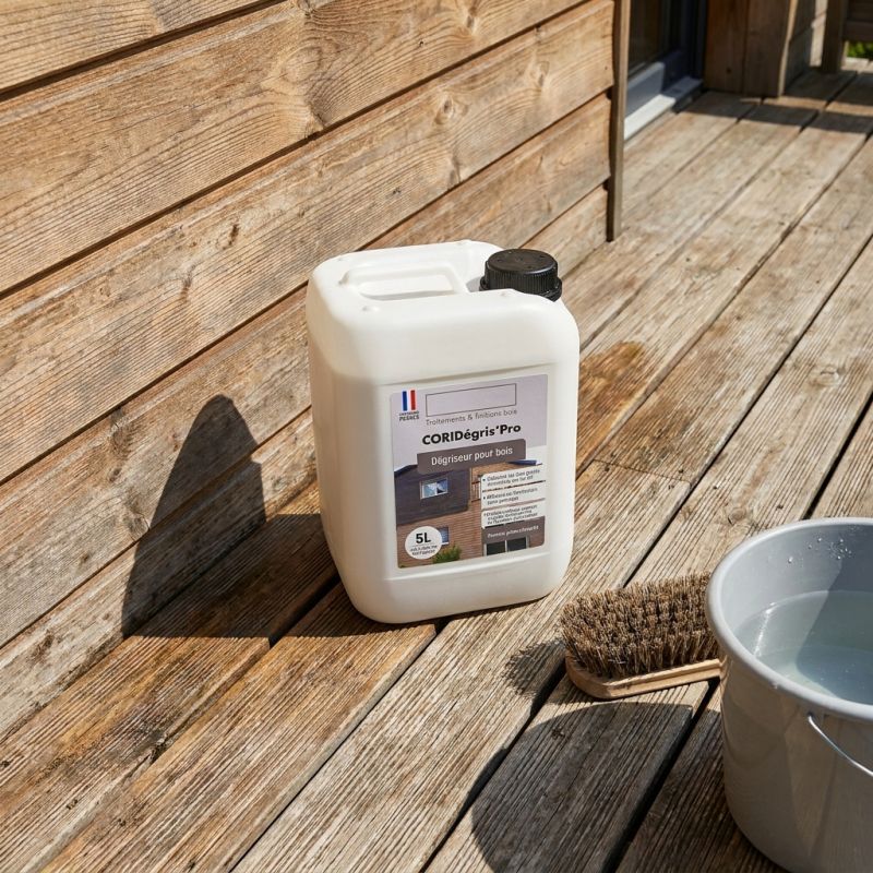Dégriseur pour terrasse bois - Jérican 5 L