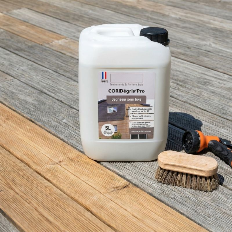 Dégriseur pour terrasse bois - Jérican 5 L