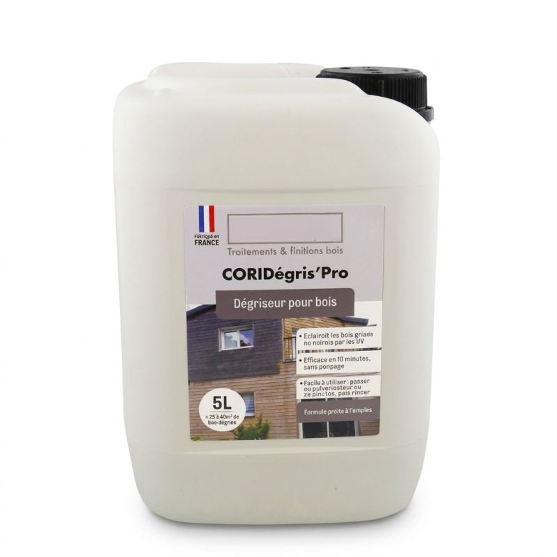 Dégriseur pour terrasse bois - Jérican 5 L