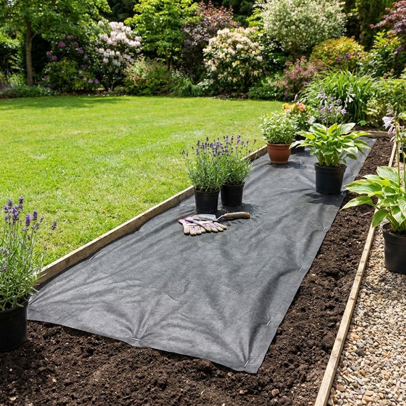 Toile de paillage non tissé extrudé 100gr/m² - RL 1.60 x 100ml (160m²)