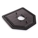 Plaque a dalle cleman - Dimensions : 218 mm x 218 mm