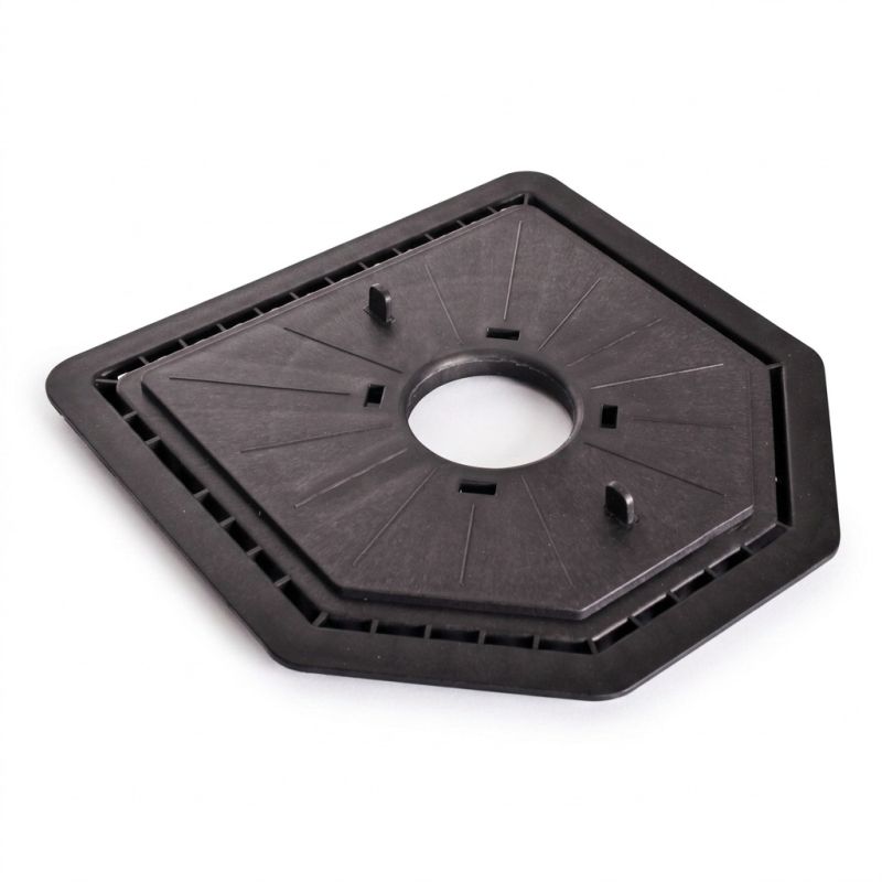Plaque a dalle cleman - Dimensions : 218 mm x 218 mm