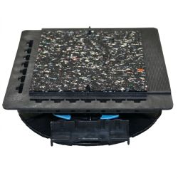 Vibration buffer for paving pedestal - 160 x 140 x 3 mm - Jouplast
