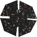 Gomme Acoustique - carton de 100 pièces pneu recyclé JOUPLAST pour dalle